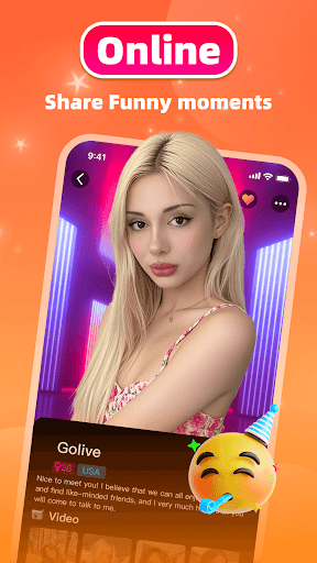 GoLive-Live Video Chat ekran görüntüsü