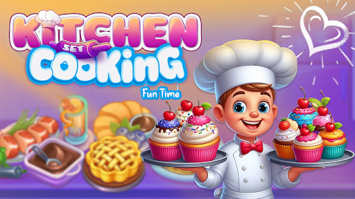 Kitchen Set Cooking Fun Time ekran görüntüsü