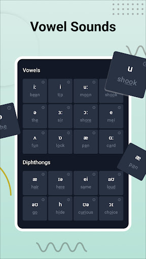 IPA Chart English & Phonetics ekran görüntüsü