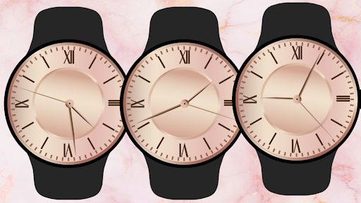 Rose Gold Elegance Watch Face ekran görüntüsü