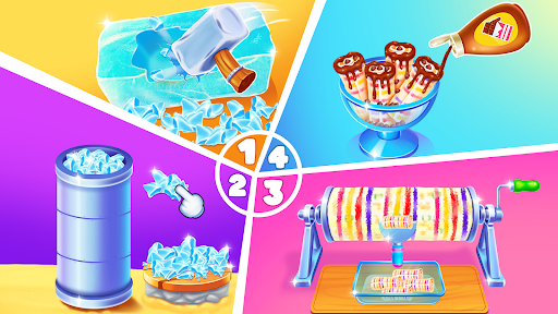 Ice cream candy maker recipe ekran görüntüsü