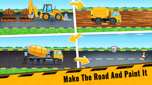 Kids Road Builder - Kids Games ekran görüntüsü