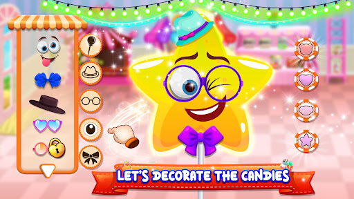 Candy Lollipops Factory Games ekran görüntüsü