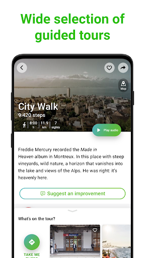 Montreux Tour Guide:SmartGuide ekran görüntüsü