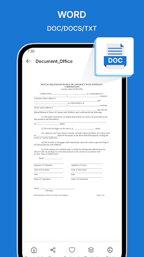 Document Reader: PDF, XLS, Doc ekran görüntüsü