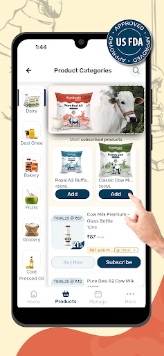 Doodhvale Farms: Milk Delivery ekran görüntüsü