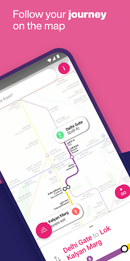 Delhi Subway Map & Routing ekran görüntüsü