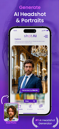 ShotAI - AI Headshot Generator ekran görüntüsü