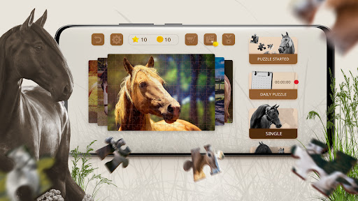 Jigsaw Puzzle Horses Edition ekran görüntüsü