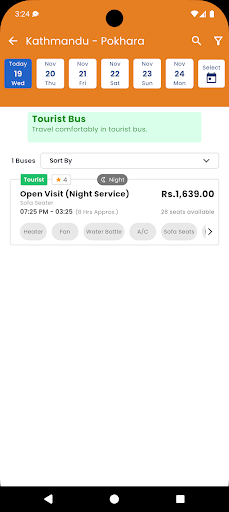 Open Visit Nepal Travels ekran görüntüsü