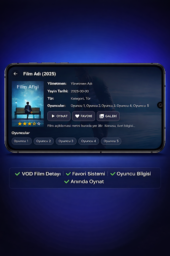 P-Medya IPTV Player ekran görüntüsü