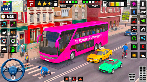 Real Bus Driver Game 3d ekran görüntüsü