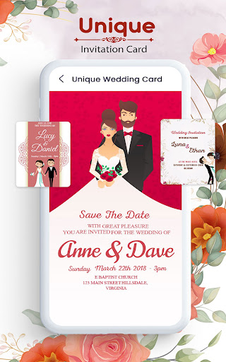 Wedding invitation card maker ekran görüntüsü