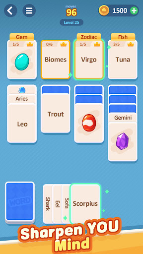 Word Sorta Solitaire ekran görüntüsü