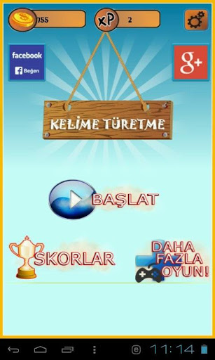 Kelime Türetme ekran görüntüsü
