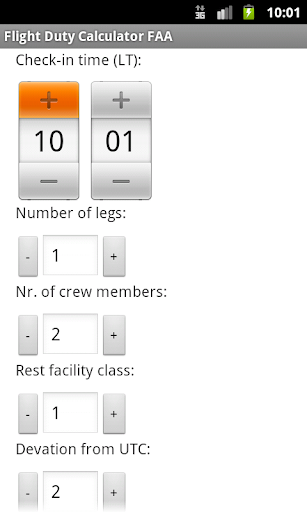 Flight Duty Calculator (FAA) ekran görüntüsü