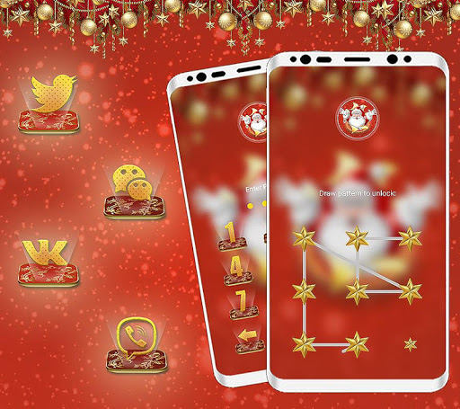 Christmas Santa Launcher Theme ekran görüntüsü