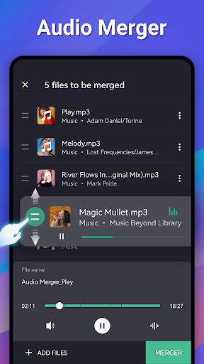 MP3 kesici, müzik kesici ekran görüntüsü