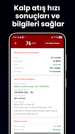 PulseScan - Heart Rate Monitor ekran görüntüsü