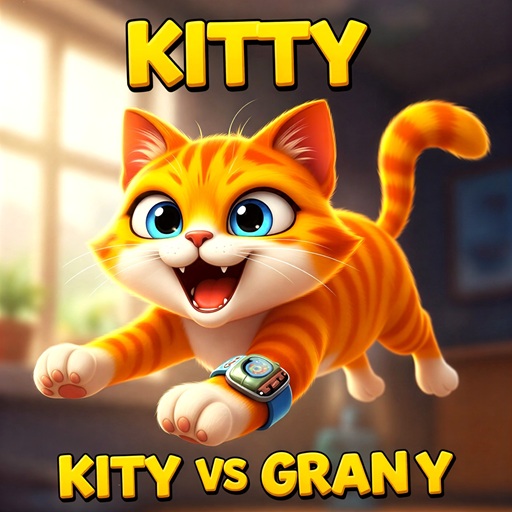 Kitty Vs Granny House Prank