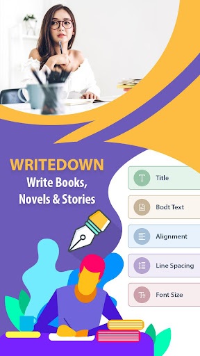 WriteDown: Write Books, Novels ekran görüntüsü