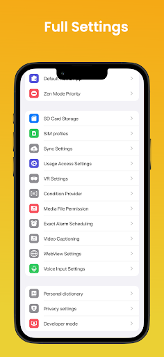 Android Quick Settings OS 26 ekran görüntüsü