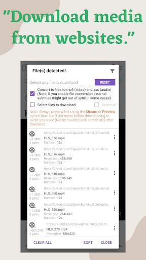 1DM+: Browser & Video Download ekran görüntüsü