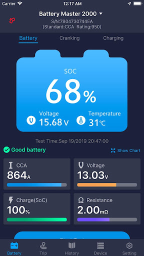 Battery Master 12V ekran görüntüsü
