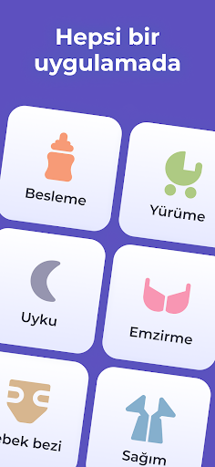 Emzirme takibi yenidoğan bébé ekran görüntüsü