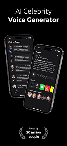 VoiceUp - AI Celebrity Voice ekran görüntüsü