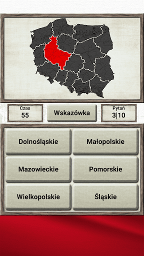 Geografia Polski - Quiz Gra ekran görüntüsü