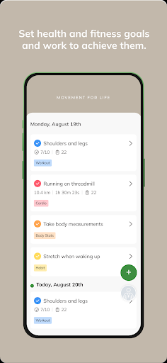 Movement For Life App ekran görüntüsü