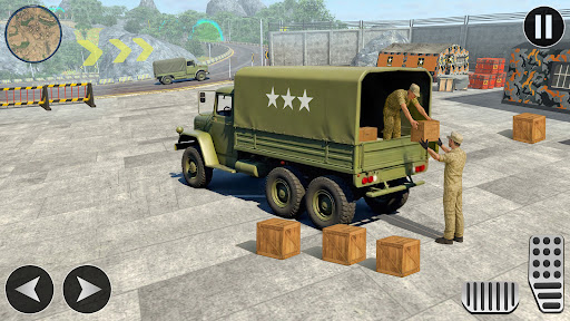 Army Cargo Truck Driving Games ekran görüntüsü