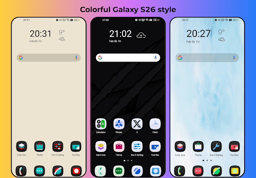 One S Launcher for Galaxy S26 ekran görüntüsü