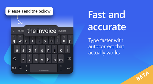 Microsoft SwiftKey Beta ekran görüntüsü