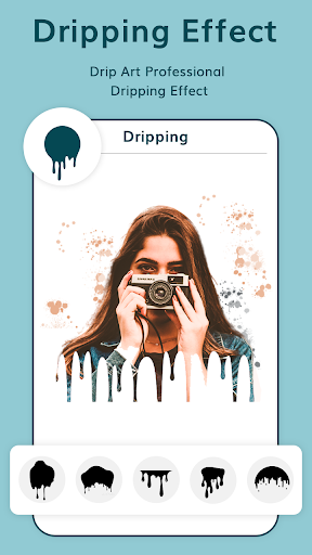 Drip Art Effect Photo Editor ekran görüntüsü