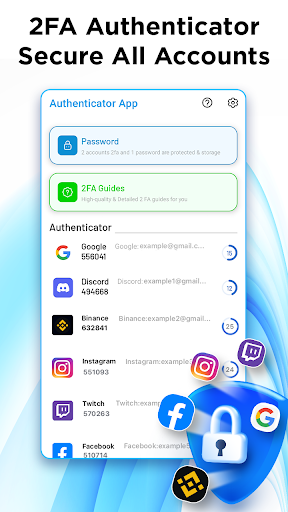Authenticator App with 2FA ekran görüntüsü