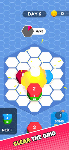 Hexa Sort: 2048 Challenge ekran görüntüsü
