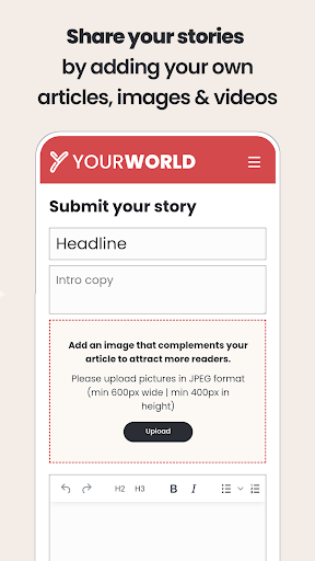 YourWorld ekran görüntüsü