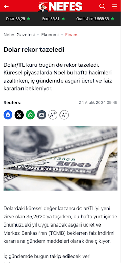 Nefes Gazetesi ekran görüntüsü
