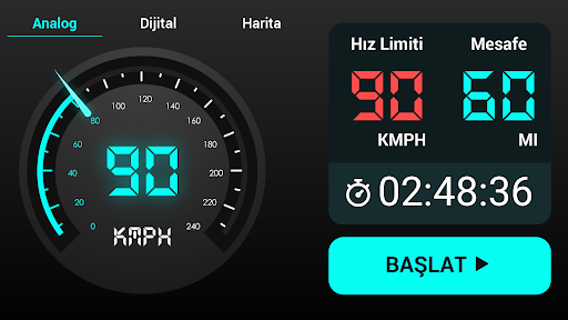 GPS Hız göstergesi - Odometer ekran görüntüsü