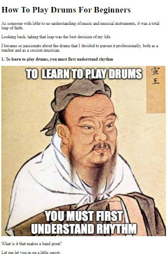 How to Play Drum Basics ekran görüntüsü