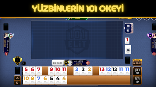 101 Yüzbir Okey Elit ekran görüntüsü