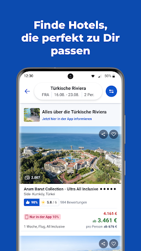 HolidayCheck: Urlaub & Hotel ekran görüntüsü