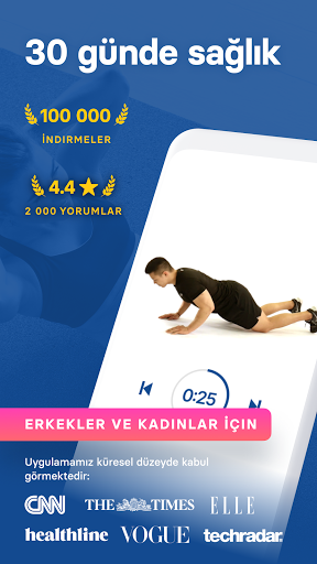 Üst Vücut Eğitimi - Egzersiz ekran görüntüsü