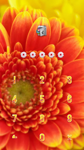 AppLock Theme Gerbera ekran görüntüsü