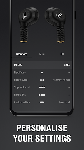 Marshall Bluetooth ekran görüntüsü