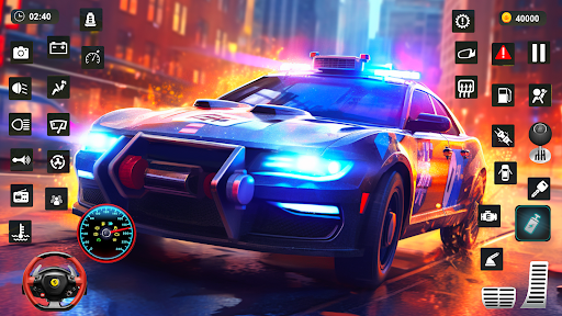 Police Car Kids Driving Game ekran görüntüsü
