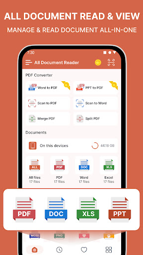 Document Reader: PDF, XLS, Doc ekran görüntüsü
