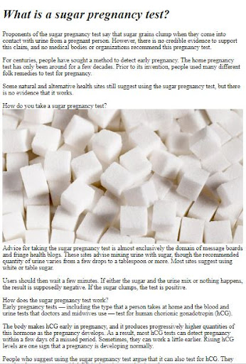 Sugar Pregnancy Test Guide ekran görüntüsü